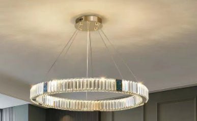 Light Luxury Crystal Chandelier – Postmodern Stainless Steel - CADECORSA