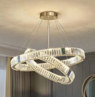 Light Luxury Crystal Chandelier – Postmodern Stainless Steel - CADECORSA