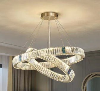 Light Luxury Crystal Chandelier – Postmodern Stainless Steel - CADECORSA