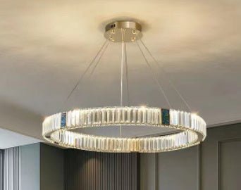 Light Luxury Crystal Chandelier – Postmodern Stainless Steel - CADECORSA