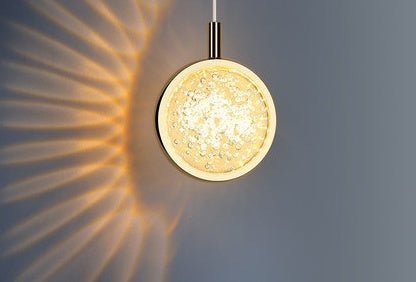 Nordic Crystal Chandelier – Carved Earth & Jellyfish Design - CADECORSA