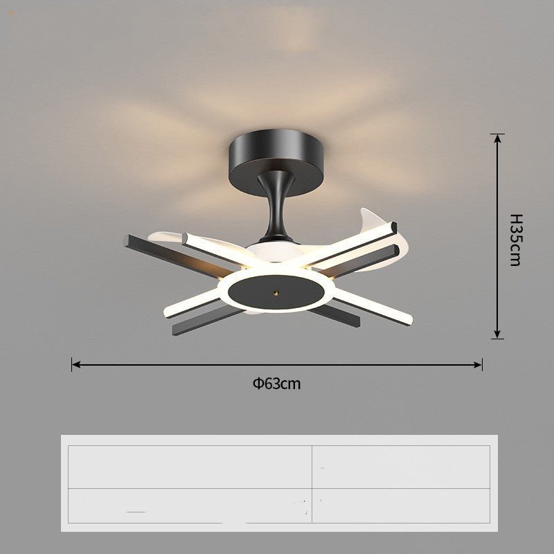 Nordic Light Luxury Living Room Fan Lamp Simple New Style - CADECORSA