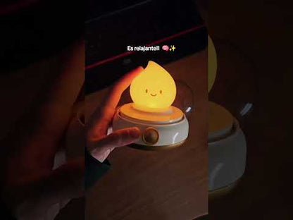 Retro Mini LED Night Lamp – USB Rechargeable Cute Cartoon Table Lamp